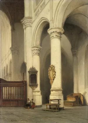 Church Interior by Johannes Bosboom Oil Painting