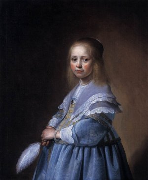 Girl in a Blue Dress