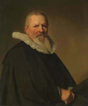 Pieter Jacobsz Schout by Johannes Cornelisz Verspronck Oil Painting