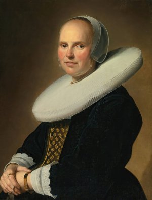 Portrait of a Lady by Johannes Cornelisz Verspronck Oil Painting