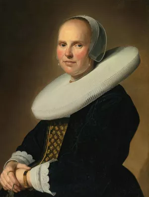 Portrait of a Lady by Johannes Cornelisz Verspronck Oil Painting