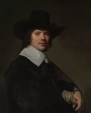 Portrait of a Man by Johannes Cornelisz Verspronck Oil Painting