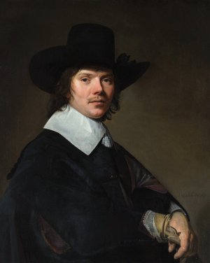 Portrait of a Man by Johannes Cornelisz Verspronck Oil Painting