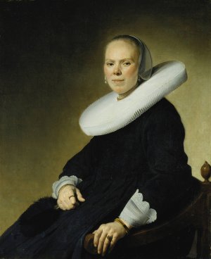 Portrait of a Woman in an Armchair by Johannes Cornelisz Verspronck Oil Painting