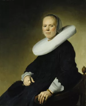 Portrait of a Woman in an Armchair by Johannes Cornelisz Verspronck Oil Painting