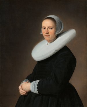 Portrait of Adriana Croes by Johannes Cornelisz Verspronck Oil Painting