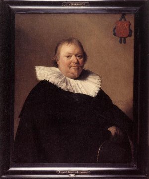 Portrait of Anthonie Charles de Liedekercke by Johannes Cornelisz Verspronck Oil Painting