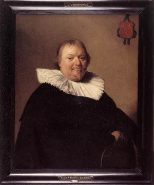 Portrait of Anthonie Charles de Liedekercke by Johannes Cornelisz Verspronck - Oil Painting Reproduction