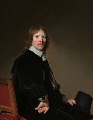 Portrait of Eduard Wallis by Johannes Cornelisz Verspronck Oil Painting