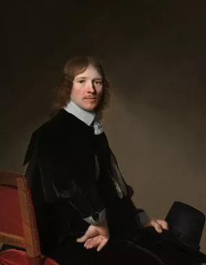 Portrait of Eduard Wallis by Johannes Cornelisz Verspronck Oil Painting