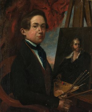 Self Portrait by Johannes Daniel Susan Oil Painting