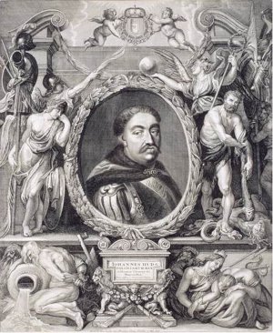 Jan Sobieski III 1624-96, King of Poland by Johannes De Ram Oil Painting