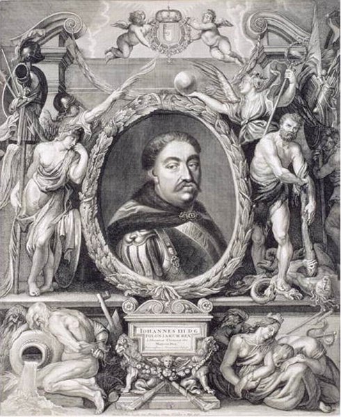 Jan Sobieski III 1624-96, King of Poland by Johannes De Ram - Hand-Painted Oil Painting Reproduction