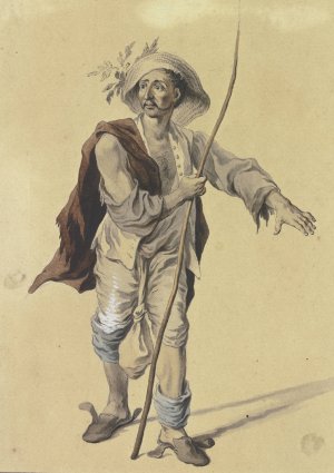 Bildnis des Goldarbeiters Adam von Memmingen by Johannes Esaias Nilson Oil Painting