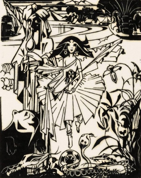 Main Product Photo of Hindoedanseres  Painting by Johannes Frederik Engelbert Ten Klooster