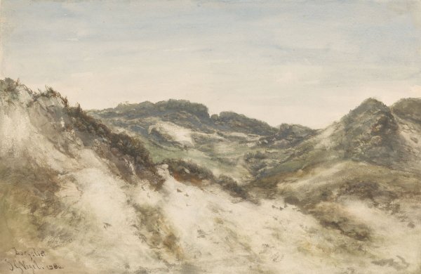 Main Product Photo of Duinlandschap bij Zorgvliet  Painting by Johannes Gijsbert Vogel