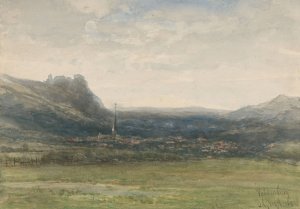 Gezicht op Valkenburg, Limburg by Johannes Gijsbert Vogel Oil Painting