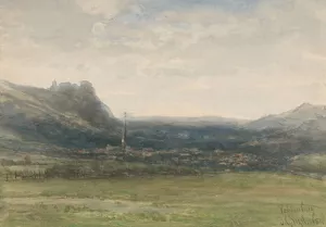 Gezicht op Valkenburg, Limburg by Johannes Gijsbert Vogel Oil Painting