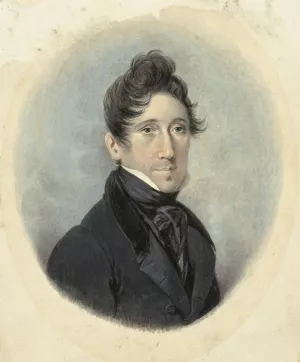 Zelfportret van Johannes Hari I by Johannes Hari Oil Painting