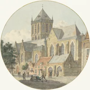 De St.-Jacobskerk te Utrecht by Johannes Huibert Prins Oil Painting