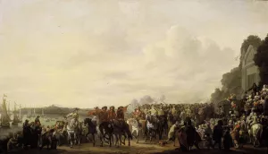 Charles II by Johannes Lingelbach Oil Painting