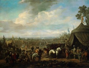 Flemish Town Sieged by the Spanish Soldiers