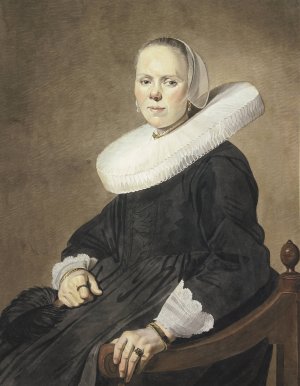 Bildnis einer Frau im Sessel by Johannes Pieter De Frey Oil Painting