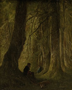 Op drijfjacht by Johannes Tavenraat Oil Painting