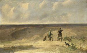 Tavenraat Caught a Poacher by Johannes Tavenraat Oil Painting