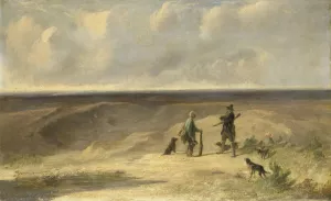 Tavenraat Caught a Poacher Oil painting by Johannes Tavenraat