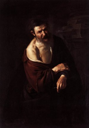 St Bartholomew Oil painting by Johannes Van Bronchorst