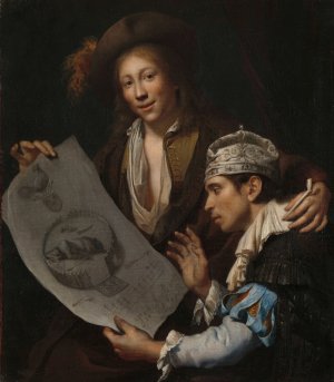 Allegory on the French Invasion of 1672 by Johannes Van Wijckersloot Oil Painting