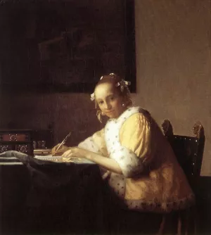 A Lady Writing a Letter