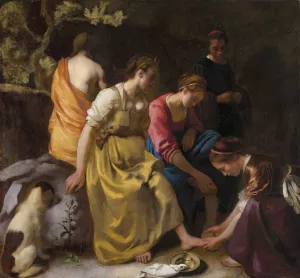 Diana and Her Nymphs by Johannes Vermeer Oil Painting