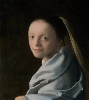 Study of a Young Woman by Johannes Vermeer Oil Painting