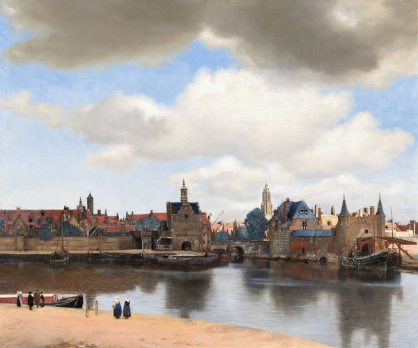 Main Product Photo of View of Delft  Painting by Johannes Vermeer