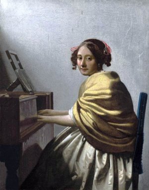 Young Woman Seated at the Virginals