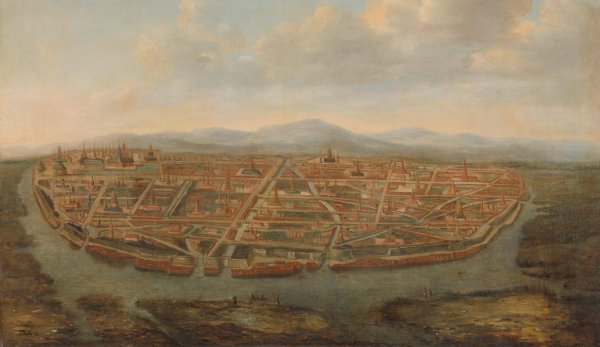 Main Product Photo of View of Judea, the Capital of Siam  Painting by Johannes Vinckboons