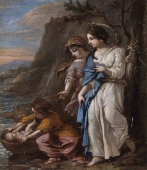 Finding of Moses by Johannes Voorhout Oil Painting