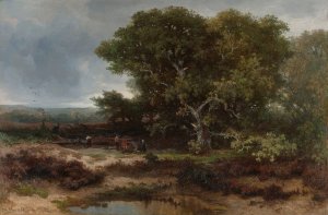 The Heath near Wolfheze by Johannes Wernardus Bilders Oil Painting