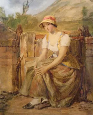 Distant Thoughts Oil painting by John Absolon