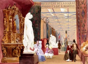 Part Of The French Court by John Absolon - Oil Painting Reproduction