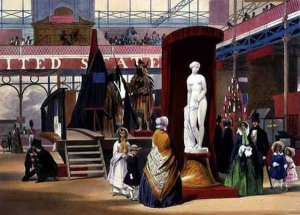 View of the Greek Slave by Hiram Power by John Absolon Oil Painting