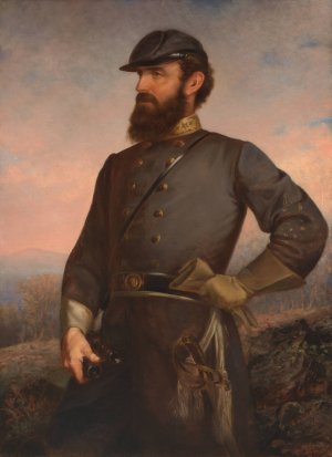 Thomas Jonathan Jackson by John Adams Elder Oil Painting