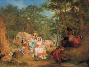 Homeward bound- dinner-time by John Alexander Gilfillan Oil Painting