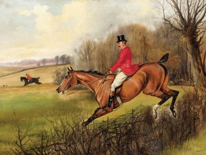 Fox Hunt by John Alfred Wheeler Snr Oil Painting