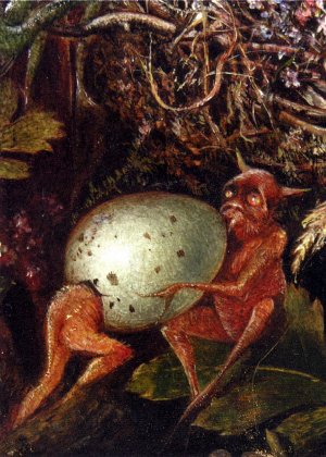 Fairies In A Bird's Nest (detail 2)