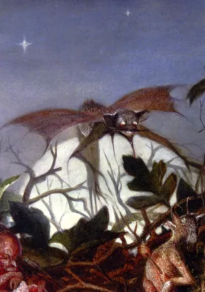 Fairies In A Bird's Nest (detail 3) by John Anster Christia Fitzgerald - Oil Painting Reproduction