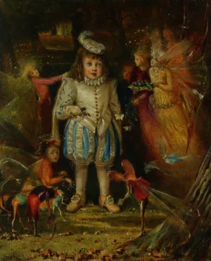 Fairyland painting by John Anster Christia Fitzgerald