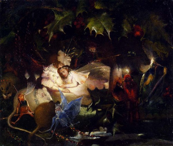 Main Product Photo of The Fairy Bower Painting by John Anster Christia Fitzgerald